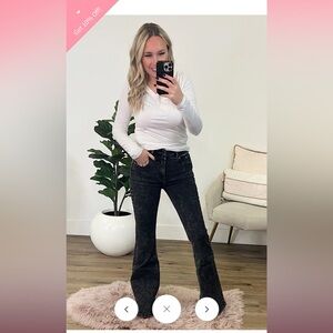 KANCAN ALEXIS BLACK ACID WASH